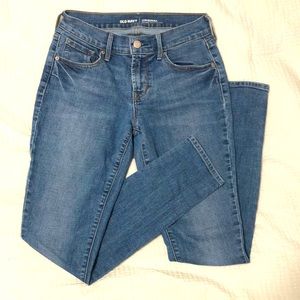 Old navy jeans sz 0 skinny original ankle mid rise